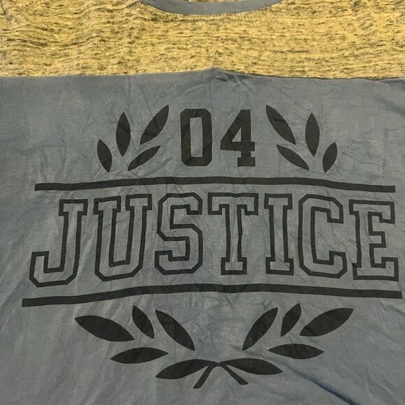Justice Blue Graphic Tee - Picture 1 of 4
